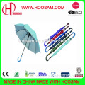 Anti-UV double 8ribs silver coated auto open straight promotional umbrella